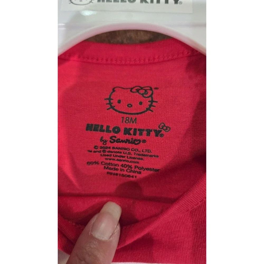 18 Months Hello Kitty 2 piece Holiday Christmas Set New B10